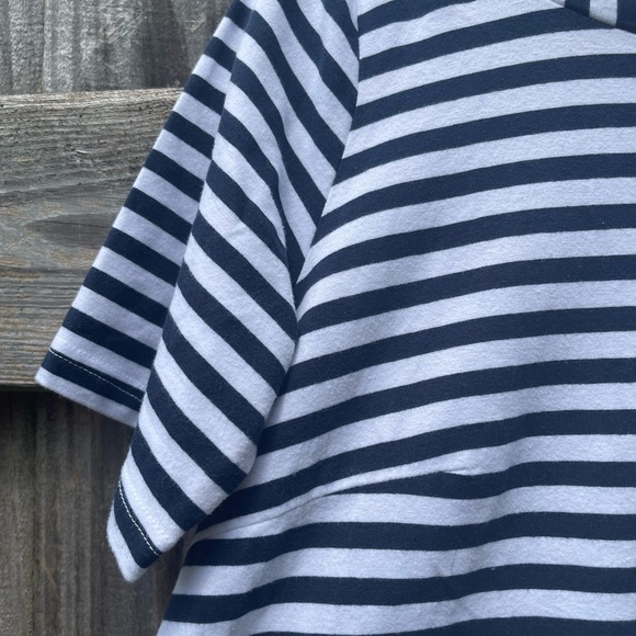 Gretchen Scott Designs Navy and White Striped Top - Picture 5 of 9
